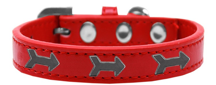 Arrows Widget Dog Collar Red Size 20